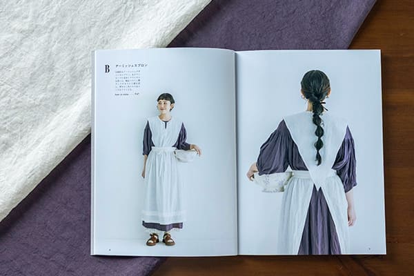 BLUE BERRY JAM の 一年中重ねて楽しむ服づくり リネン生地 生地の森 生地 掲載