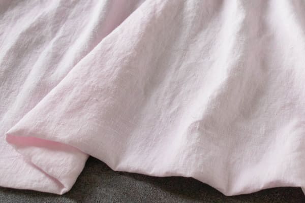 【20周年限定モデル】無地染めフレンチリネン(両面ピーチ仕上げ)リノクルール・ネージュ(Lino Couleur・Neige)シュクレ