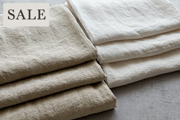 生地の森 サプライズタイムセール 洗いこまれたベルギーリネン