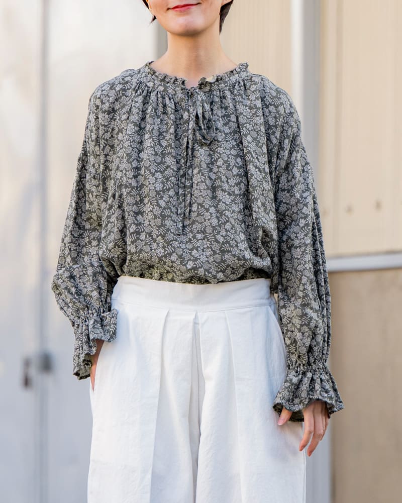 リバティプリント リネン エディナム・シャドウ